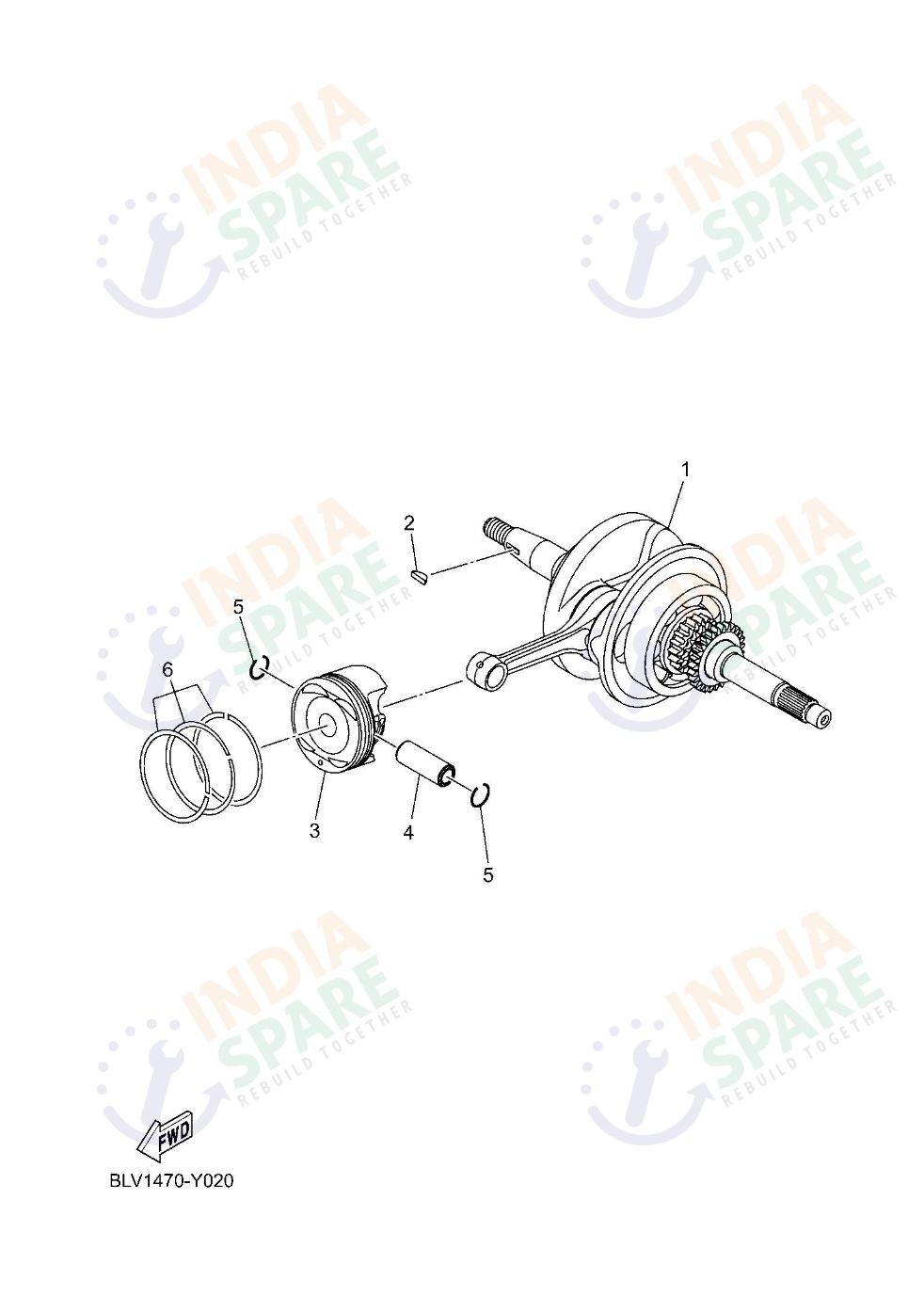 CRANKSHAFT & PISTON